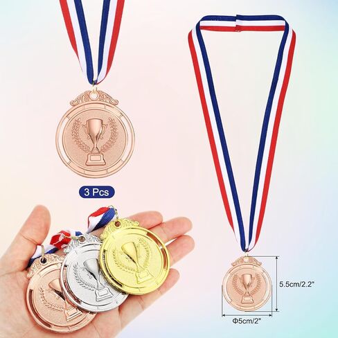 ميداليات جوائز معدنية من باتيكل، ميداليات فائزة بشريط رقبة لمشاركة البالغين في الرياضة in Kuwait