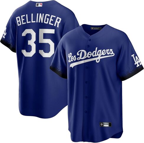 Outerstuff Cody Bellinger Los Angeles Dodgers Blue #35 للأطفال الشباب 8-20 City Connect Player Jersey in Kuwait