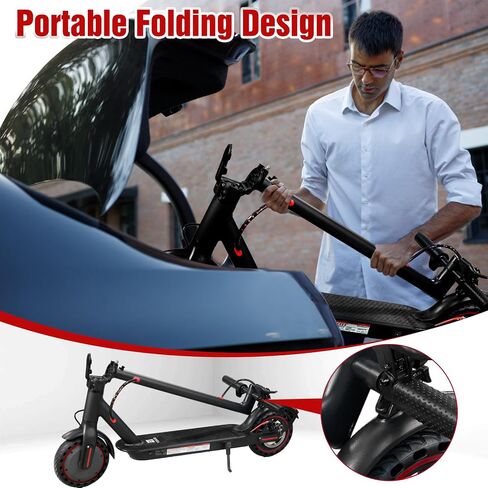 UrbanFish Electric Scooter, 350W/500W, 8.5" Tires, 21 Miles Range, 16/19 Mph, Folding E-Scooter with Dual Braking，APP Control in Saudi Arabia