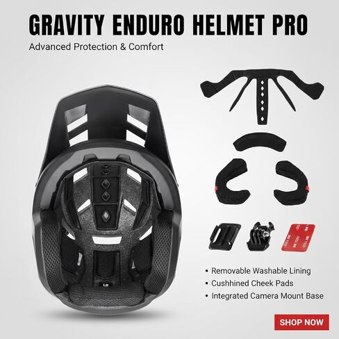 BATFOX Mountain Bike Helmet for Men Women Adults MTB Cycling Bicycle Helmet for Adjustable and with Visor in Saudi Arabia