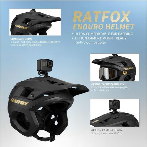 خوذة الدراجة الجبلية BATFOX للرجال والنساء والبالغين MTB لركوب الدراجات خوذة قابلة للتعديل مع قناع in Kuwait