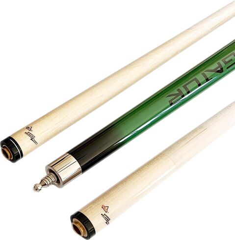 Champion Sport Dark Green Spider Billiards Pool Cue Stick with Two shafts (12mm and 13mm), Champion Glove in Saudi Arabia