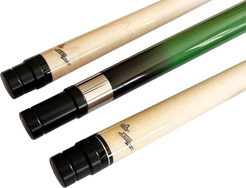 Champion Sport Dark Green Spider Billiards Pool Cue Stick with Two shafts (12mm and 13mm), Champion Glove in Saudi Arabia