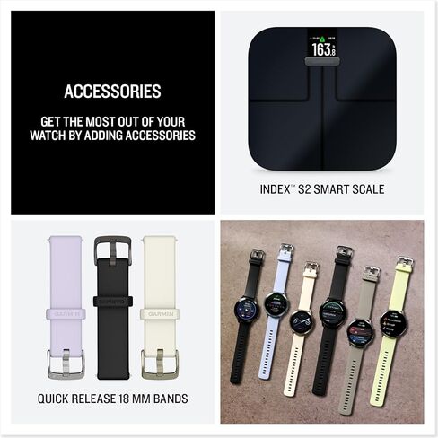 Garmin Venu 4, 41mm, Advanced Fitness Tracker GPS Smartwatch, 1.2" AMOLED Display, Built-in Flashlight, 10 Days of Battery Life, Lunar Gold with Bone Silicone Band (Watch Bundle) in Saudi Arabia