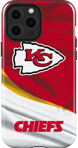 Skinit Impact Phone Case Compatible with iPhone 13 Pro Max - Officially Licensed NFL Kansas City Chiefs Design in Saudi Arabia