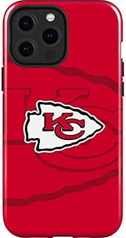 Skinit Impact Phone Case Compatible with iPhone 13 Pro Max - Officially Licensed NFL Kansas City Chiefs Design in Saudi Arabia