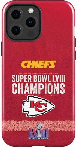 Skinit Impact Phone Case Compatible with iPhone 13 Pro Max - Officially Licensed NFL Kansas City Chiefs Design in Saudi Arabia