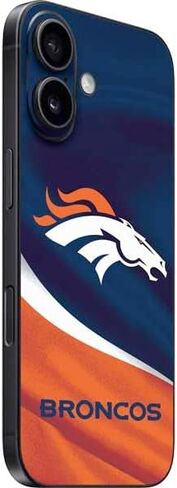 غلاف هاتف Skinit متوافق مع iPhone 17 - تصميم مرخص رسميًا من NFL Denver Broncos in Saudi Arabia