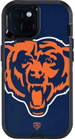 Skinit Decal Phone Skin Compatible with OtterBox Defender iPhone 13 - Officially Licensed NFL Chicago Bears Large Logo Design in Saudi Arabia
