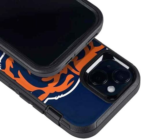 Skinit Decal Phone Skin Compatible with OtterBox Defender iPhone 13 - Officially Licensed NFL Chicago Bears Large Logo Design in Saudi Arabia