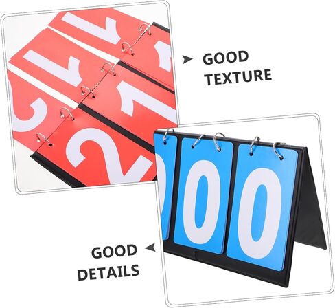 SUPVOX 2Pcs Portable Multi Functional Scoreboard Flipper for Volleyball and Basketball Compact Design with Easy to Read Numbers for Indoor and Outdoor Use Reliable Stability in Saudi Arabia