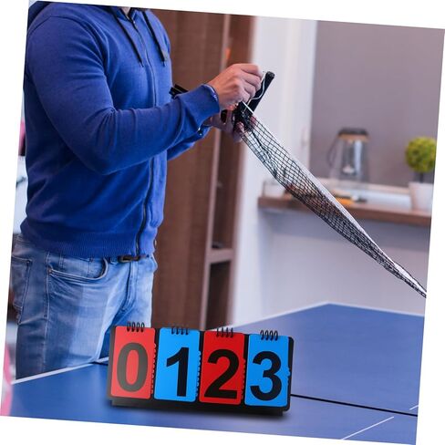 لوحة عداد نقاط كرة السلة ذات وجهين لسجل النقاط للتنس والبيسبول والكرة الطائرة وتصميم متين وطباعة رقمية للتتبع in Kuwait