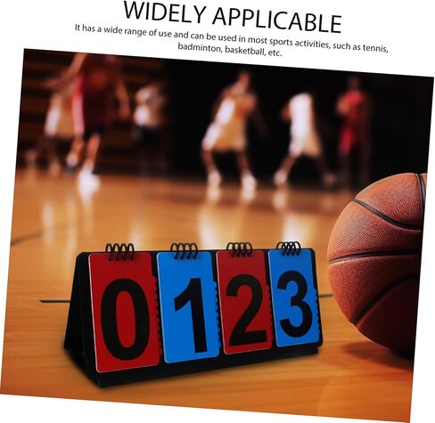لوحة عداد نقاط كرة السلة ذات وجهين لسجل النقاط للتنس والبيسبول والكرة الطائرة وتصميم متين وطباعة رقمية للتتبع in Kuwait