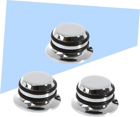 BESTonZON 3pcs Straw Hat Volume Control Knob for Guitar Bass Metal Design Lightweight Easy to Use for Replacement Knobs Features in Saudi Arabia