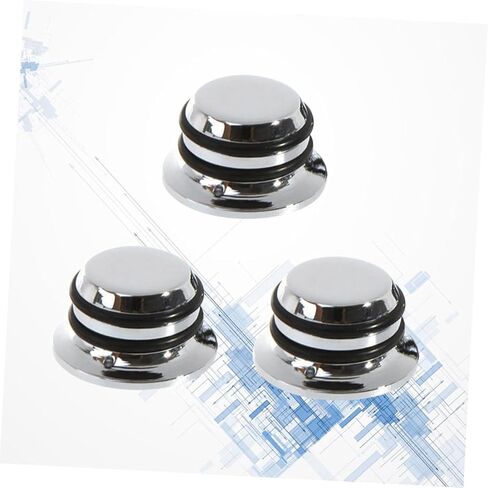 BESTonZON 3pcs Straw Hat Volume Control Knob for Guitar Bass Metal Design Lightweight Easy to Use for Replacement Knobs Features in Saudi Arabia