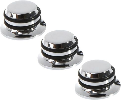 BESTonZON 3pcs Straw Hat Volume Control Knob for Guitar Bass Metal Design Lightweight Easy to Use for Replacement Knobs Features in Saudi Arabia