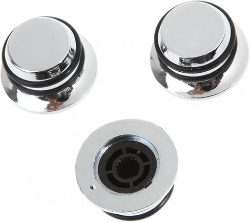 BESTonZON 3pcs Straw Hat Volume Control Knob for Guitar Bass Metal Design Lightweight Easy to Use for Replacement Knobs Features in Saudi Arabia