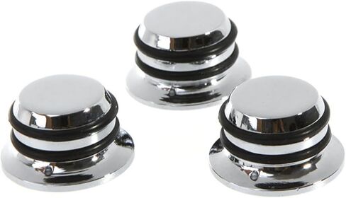BESTonZON 3pcs Straw Hat Volume Control Knob for Guitar Bass Metal Design Lightweight Easy to Use for Replacement Knobs Features in Saudi Arabia