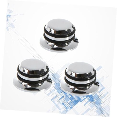 BESTonZON 3pcs Straw Hat Volume Control Knob for Guitar Bass Metal Design Lightweight Easy to Use for Replacement Knobs Features in Saudi Arabia