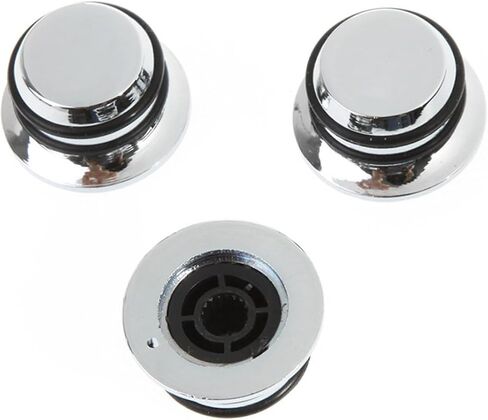 BESTonZON 3pcs Straw Hat Volume Control Knob for Guitar Bass Metal Design Lightweight Easy to Use for Replacement Knobs Features in Saudi Arabia