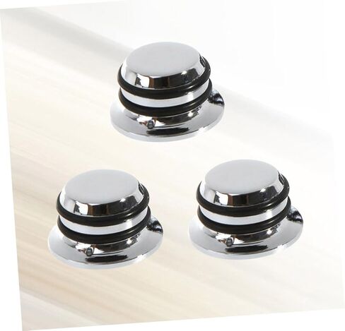 BESTonZON 3pcs Straw Hat Volume Control Knob for Guitar Bass Metal Design Lightweight Easy to Use for Replacement Knobs Features in Saudi Arabia