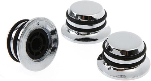BESTonZON 3pcs Straw Hat Volume Control Knob for Guitar Bass Metal Design Lightweight Easy to Use for Replacement Knobs Features in Saudi Arabia