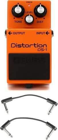 دواسة تشويه Boss DS-1 مع كابلات التصحيح in Kuwait