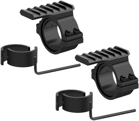 Gotical Universal 1 "/ 30 مم نطاق التثبيت إلى محول السكك الحديدية Picatinny الفردي - حامل تكتيكي ذو 6 فتحات للمصابيح الكاشفة والليزر ومشاهد النقطة الحمراء in Kuwait