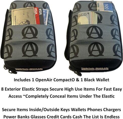 حقيبة حمل Keyfit Tools OpenAir CompactO EveryDay للرجال ~ حرر جيوبك وقم بتنظيم حقيبة يد السفر الرجالية لحياتك in Kuwait