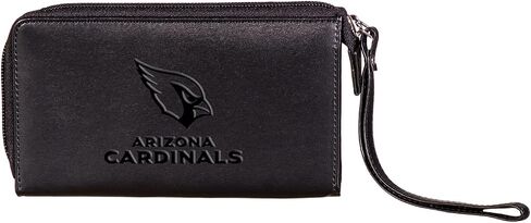 Team Sports America NFL Leather Wristlet Wallet for Women (Buffalo Bills, Brown) in Saudi Arabia