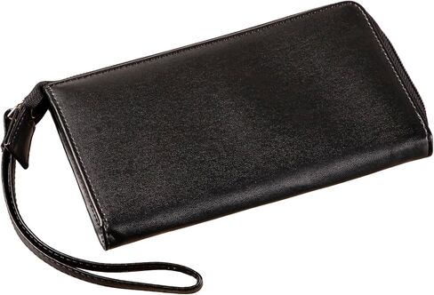 Team Sports America NFL Leather Wristlet Wallet for Women (Buffalo Bills, Brown) in Saudi Arabia