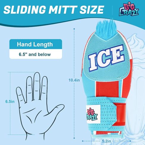 Big Crazy Baseball Sliding Mitt Youth and Adult, Drippy Drip Accessory, Flexible Breathable Durable, Funny Design in Saudi Arabia