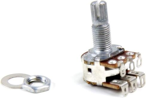 1x MN250K Blend/Balance Control Pot Split Shaft Potentiometer 18mm Shaft in Kuwait