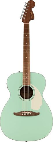جيتار كهربائي صوتي قياسي من Fender California Standard Monterey E - حزمة Surf Green مع حقيبة Gig، وموالف، وحزام، وأوتار، ولقطات، وأقراص DVD التعليمية لأوستن بازار in Kuwait