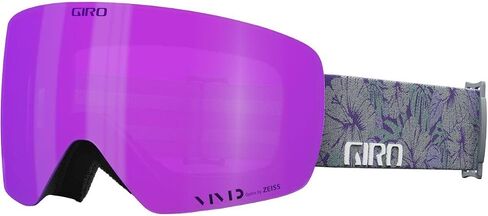 Giro Contour RS Adult Snow Goggle - حزام نباتي رمادي مع عدسات VIVID Pink/VIVID للأشعة تحت الحمراء in Saudi Arabia
