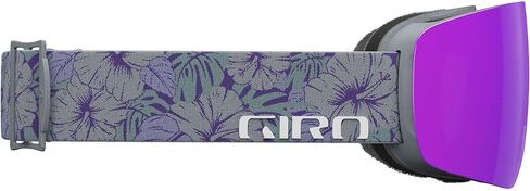 Giro Contour RS Adult Snow Goggle - حزام نباتي رمادي مع عدسات VIVID Pink/VIVID للأشعة تحت الحمراء in Saudi Arabia