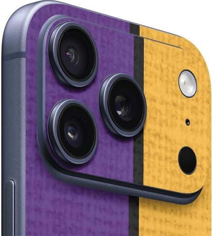 Skinit Decal Phone Skin Compatible with iPhone 17 Pro - Officially Licensed NBA Los Angeles Lakers Distressed Design in Saudi Arabia