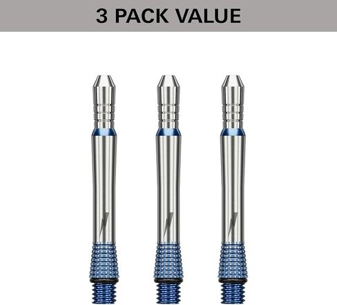 Target Darts Phil Taylor Gx2 Raw Power Titanium Dart Shaft, Short/Intermediate/Medium | Player Edition Aluminium Shafts, 2BA Thread, Professional Dart Accessories in Saudi Arabia