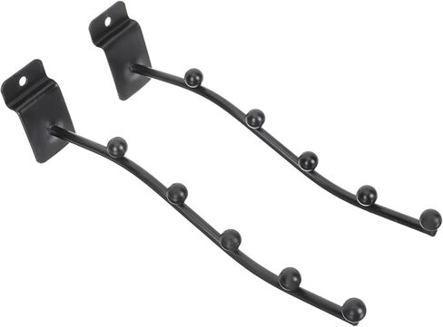 2 قطعة رف عرض الناي مجموعة قابل للتعديل الأخدود مجلس الناي شماعات وحامل قوي الحائط حامل لآلات الموسيقى in Kuwait