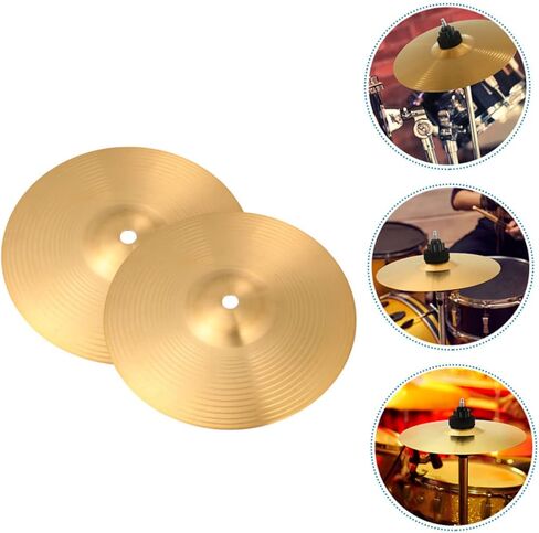 2 قطعة مجموعة طبلة موسيقى الجاز الصنج طبلة نحاسية الصنج استبدال للمجموعات المهنية in Kuwait