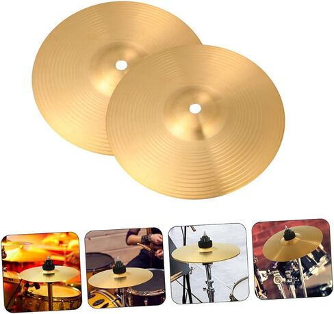 2 قطعة مجموعة طبلة موسيقى الجاز الصنج طبلة نحاسية الصنج استبدال للمجموعات المهنية in Kuwait