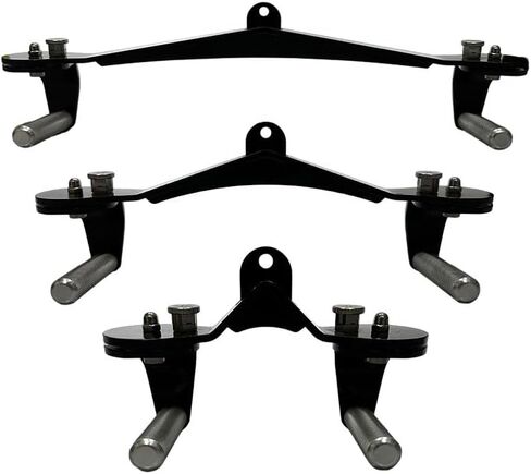 LAT Pulldown Bar Attachment with 360° Rotating Handles, Adjustable Rowing Grip for CableMachine, Back Training, Bicep Tricep Workout, LAT Pull Down Bar for Home Gym in Kuwait