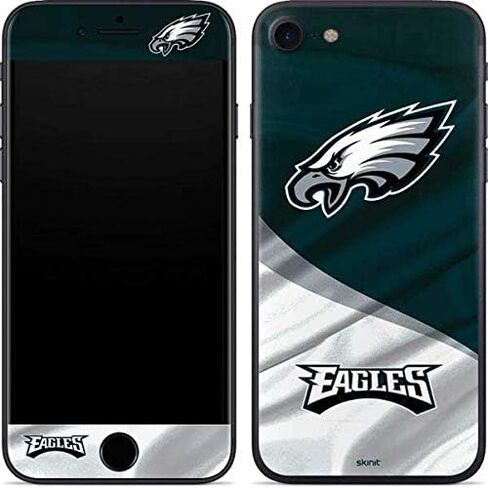 Skinit Decal Phone Skin Compatible with iPhone SE (2nd & 3rd Gen) - Officially Licensed NFL Philadelphia Eagles Design in Saudi Arabia