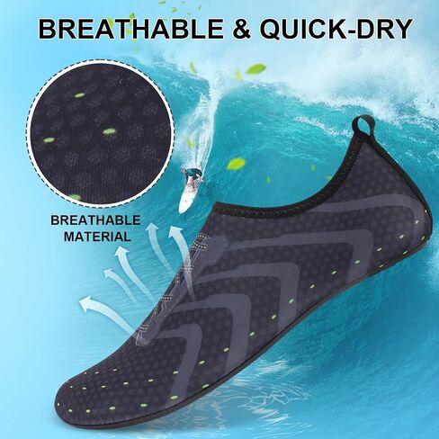 Water Shoes for Men Women Beach Barefoot Swim Pool Shoes Socks Anti-Slip Breathable Quick Dry in Saudi Arabia