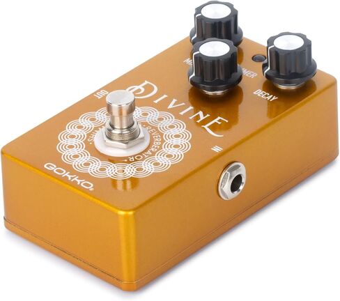 دواسة ريفير متلألئة إلهية - دواسة تأثيرات ترددية محيطة مع لمعان لعازفي الجيتار، غلاف من سبائك الألومنيوم، طاقة 9 فولت تيار مستمر in Kuwait