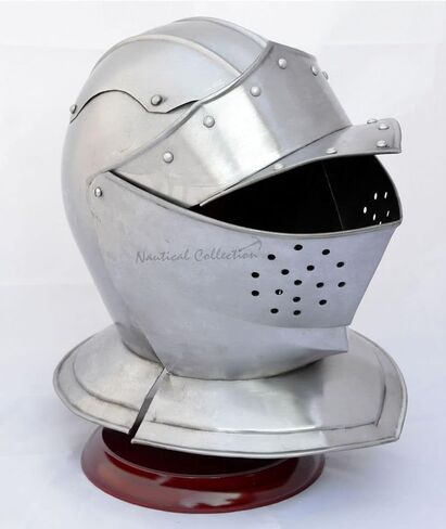 NAUTICAL COLLECTION Medieval Knight European Close Armor Helmet Replica Replica Halloween Role Play Gift in Kuwait