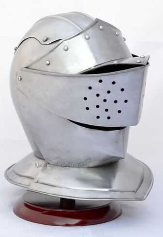 NAUTICAL COLLECTION Medieval Knight European Close Armor Helmet Replica Replica Halloween Role Play Gift in Kuwait