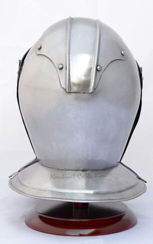 NAUTICAL COLLECTION Medieval Knight European Close Armor Helmet Replica Replica Halloween Role Play Gift in Kuwait