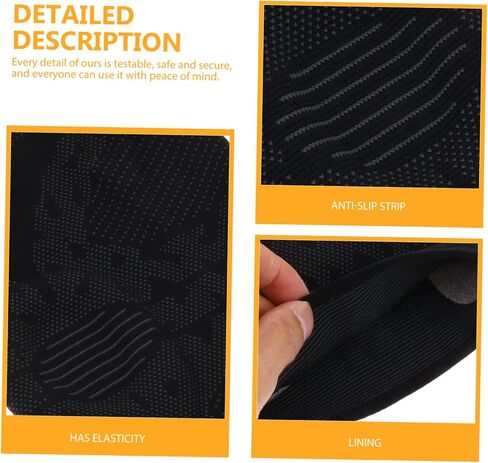 Baluue Sports Knee Pad Compression Sleeve 2-Piece Silicone Spring Support لاستقرار المفاصل واللياقة البدنية مناسبة لتشغيل كرة السلة وأنشطة الصالة الرياضية in Saudi Arabia