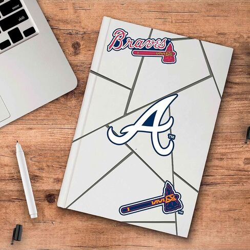 FANMATS 39285 Atlanta Braves Decal 3-pk in Saudi Arabia